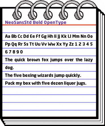 Neo Sans Std Bold animated font preview Neo Sans Std Bold animated font preview