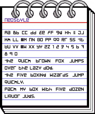 Neostyle Regular animated font preview Neostyle Regular animated font preview