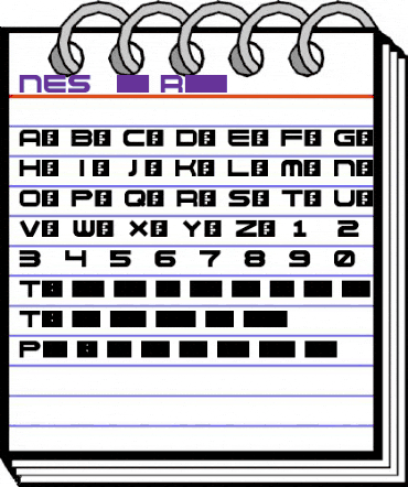 NES-like Regular animated font preview NES-like Regular animated font preview