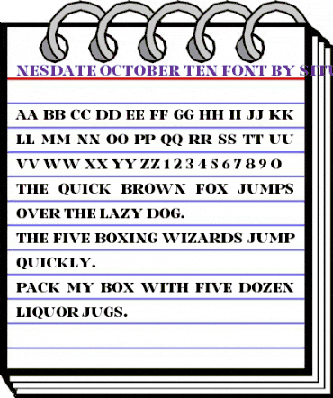 Nesdate October Ten Regular animated font preview Nesdate October Ten Regular animated font preview