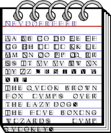 Neudoerffer Regular animated font preview