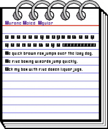 NeuroneScaled Regular animated font preview