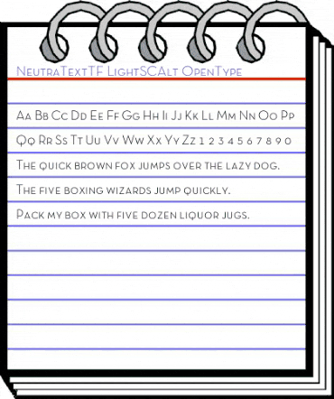 Neutra Text TF Light SC Alt Regular animated font preview Neutra Text TF Light SC Alt Regular animated font preview