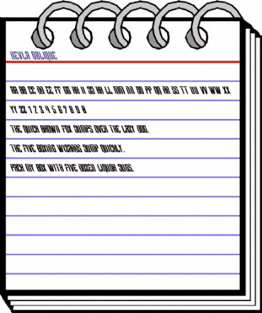 Nevla Oblique Regular animated font preview Nevla Oblique Regular animated font preview