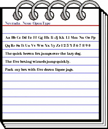 Nevrada Neue 
 animated font preview