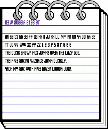 New Russia 2108 St Regular animated font preview
