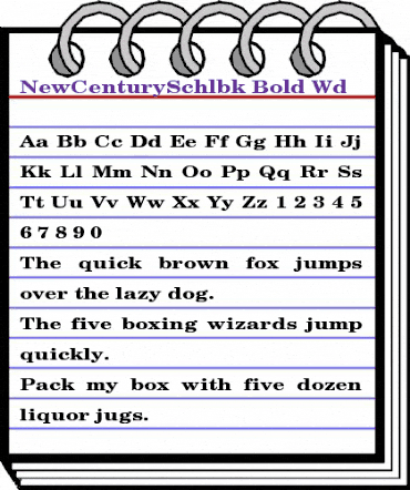 NewCenturySchlbk-Bold Wd Regular animated font preview NewCenturySchlbk-Bold Wd Regular animated font preview