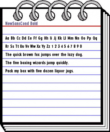 NewSansCond Bold animated font preview NewSansCond Bold animated font preview