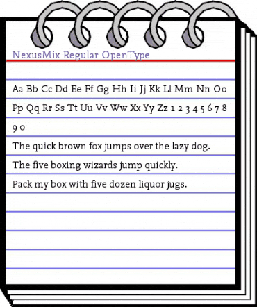 NexusMix-Regular Regular animated font preview NexusMix-Regular Regular animated font preview