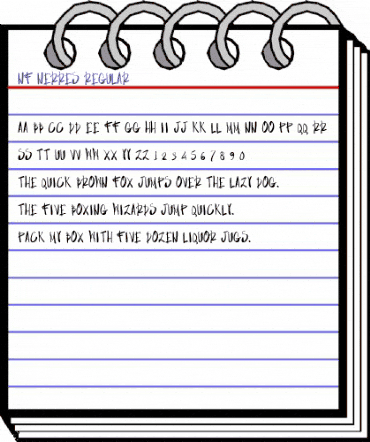 NF-NERRES Regular animated font preview