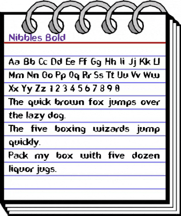 Nibbles Bold animated font preview Nibbles Bold animated font preview