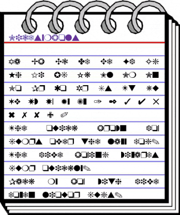 Nicesymbols Regular animated font preview Nicesymbols Regular animated font preview