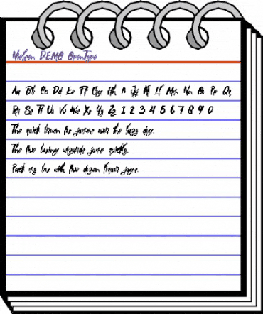 Nielsen DEMO animated font preview