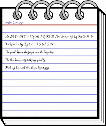 niesha Regular animated font preview