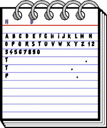 Night of the Deads Regular animated font preview