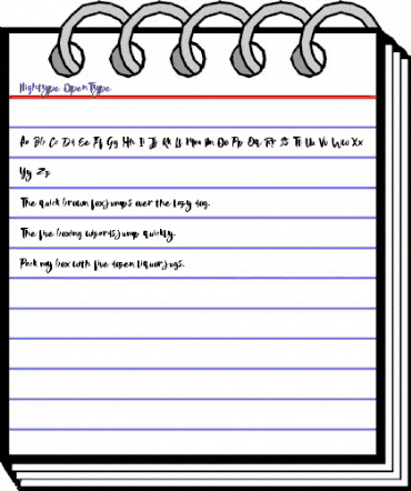 Nightype Nightype animated font preview