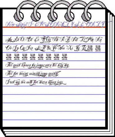 Nino Script PERSONAL USE ONLY Regular animated font preview