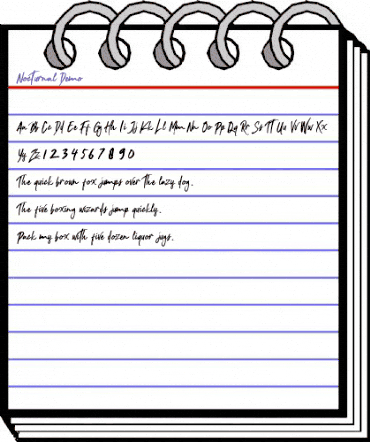 Nocturnal Regular animated font preview Nocturnal Regular animated font preview