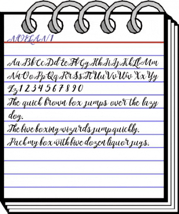 noelan script animated font preview