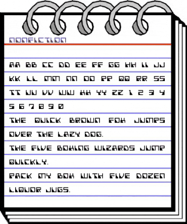 Nonfiction Regular animated font preview