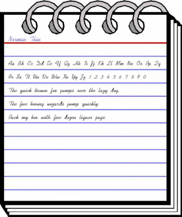 Kaufmann-Thin Regular animated font preview