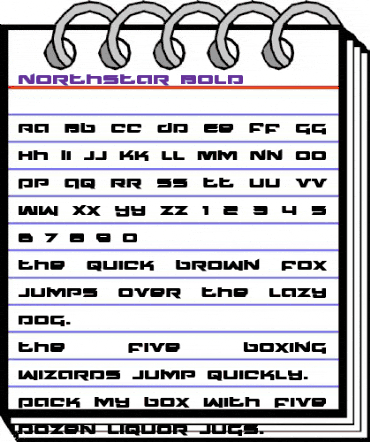 Northstar Bold Bold animated font preview Northstar Bold Bold animated font preview