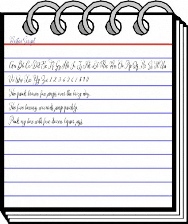 Nostar Script Regular animated font preview