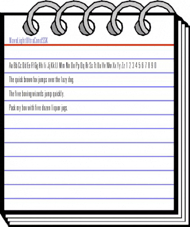 NovaLightUltraCondSSK Regular animated font preview