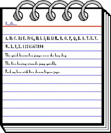 NurfStar Regular animated font preview