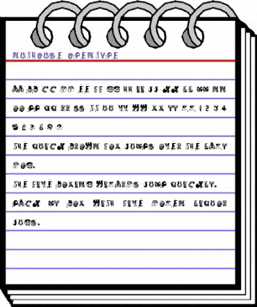 Nuthouse Regular animated font preview Nuthouse Regular animated font preview
