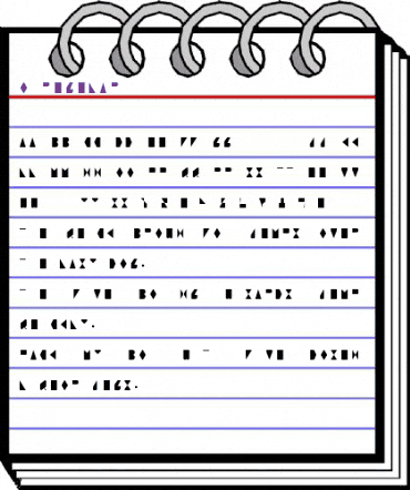 O Regular animated font preview