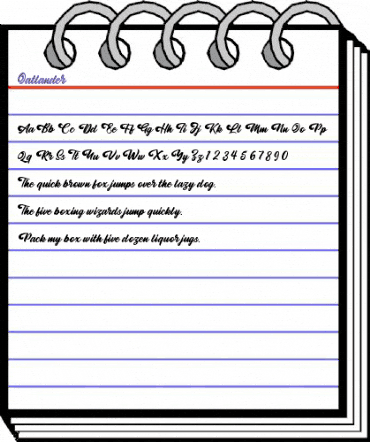 Oatlander Regular animated font preview Oatlander Regular animated font preview