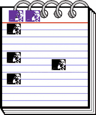 Obamaglyph Regular animated font preview Obamaglyph Regular animated font preview