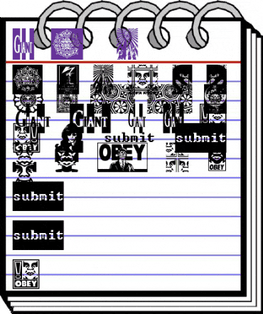 ObeyAssortyCaps Regular animated font preview ObeyAssortyCaps Regular animated font preview