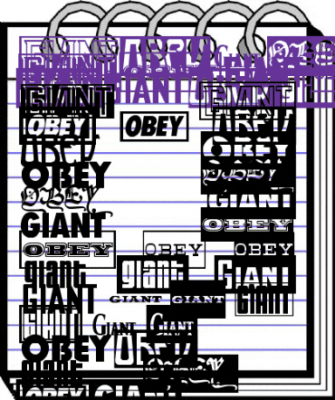 ObeyGiantPoster Regular animated font preview ObeyGiantPoster Regular animated font preview