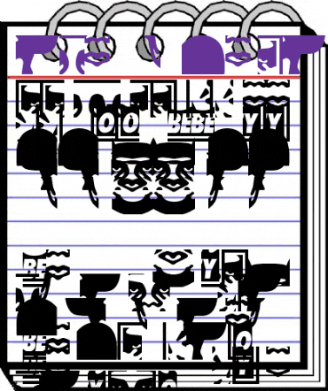 ObeyPuzzle Regular animated font preview ObeyPuzzle Regular animated font preview