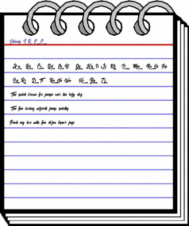 Oblady FREE Regular animated font preview Oblady FREE Regular animated font preview