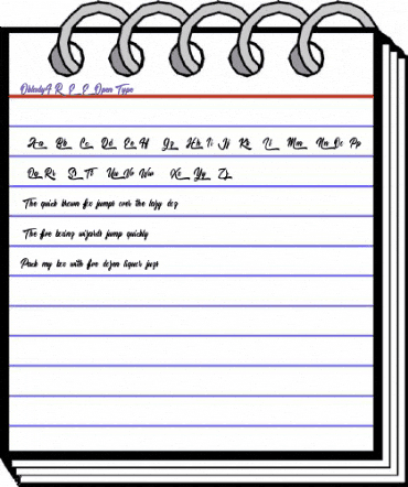 Oblady FREE Regular animated font preview Oblady FREE Regular animated font preview