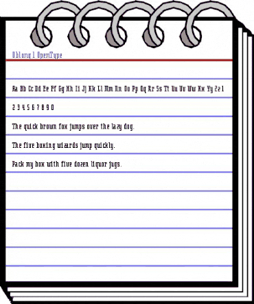 Oblong Regular animated font preview Oblong Regular animated font preview