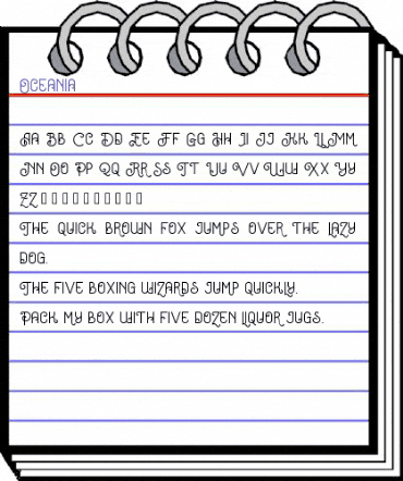 Oceania Demo Demo animated font preview Oceania Demo Demo animated font preview