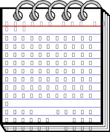 OCR-B-10 BT Regular animated font preview