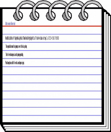 Octavian-Normal Regular animated font preview