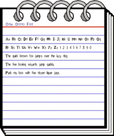 Odaa_Oromo_Font Medium animated font preview Odaa_Oromo_Font Medium animated font preview