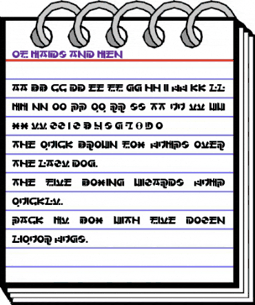 Of Maids and Men Regular animated font preview Of Maids and Men Regular animated font preview