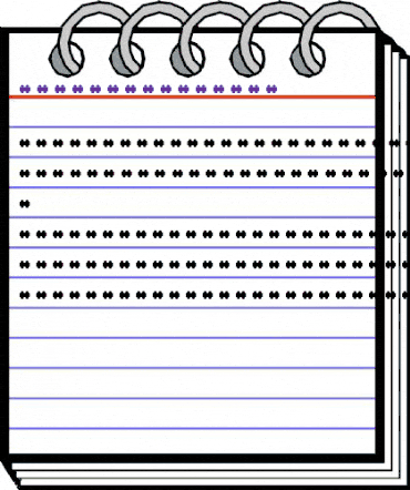 OfficePlanning Regular animated font preview OfficePlanning Regular animated font preview