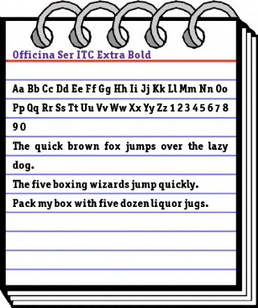 OfficinaSerITCMedium Bold animated font preview OfficinaSerITCMedium Bold animated font preview