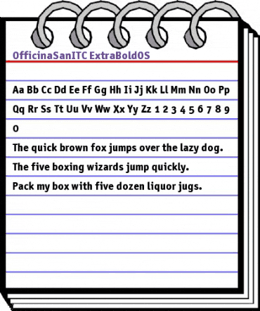 OfficinaSanITC Bold animated font preview OfficinaSanITC Bold animated font preview
