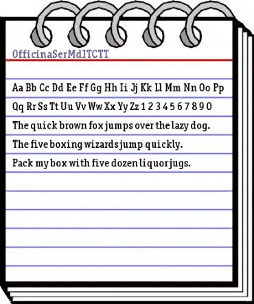 OfficinaSerITCTT Medium animated font preview OfficinaSerITCTT Medium animated font preview