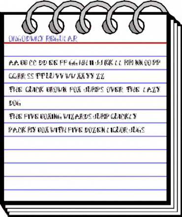 Oh God Why Regular animated font preview