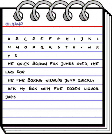 oilhand Regular animated font preview oilhand Regular animated font preview